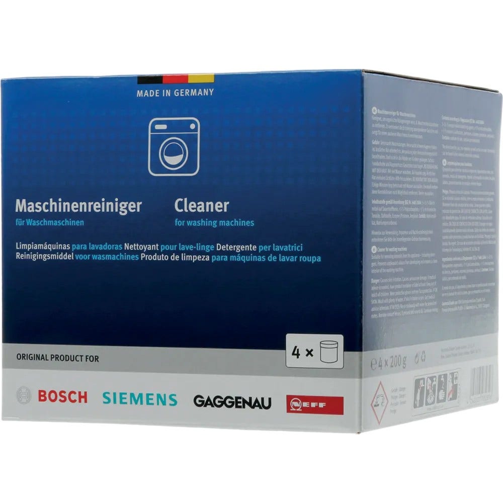 Detergente limpeza máquina lavar roupa Neff 00311928 (4X200g)