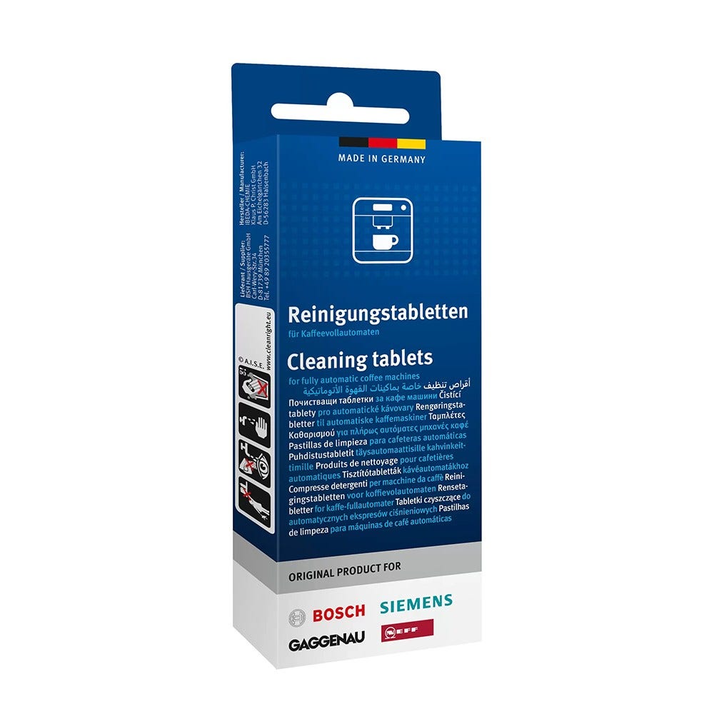 Pastilhas de limpeza Gaggenau 00312295 / 00311970 (10X)