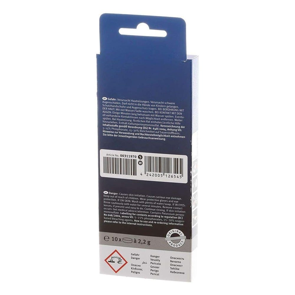 Pastilhas de limpeza Bosch 00312295 / 00311970 (10X)
