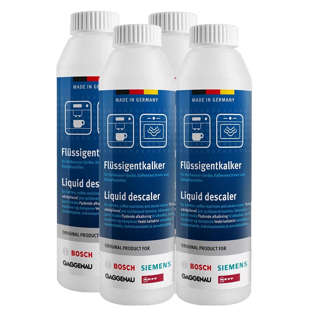 Kit de manutenção Siemens para máquina de café, pastilhas de limpeza + descalcificante