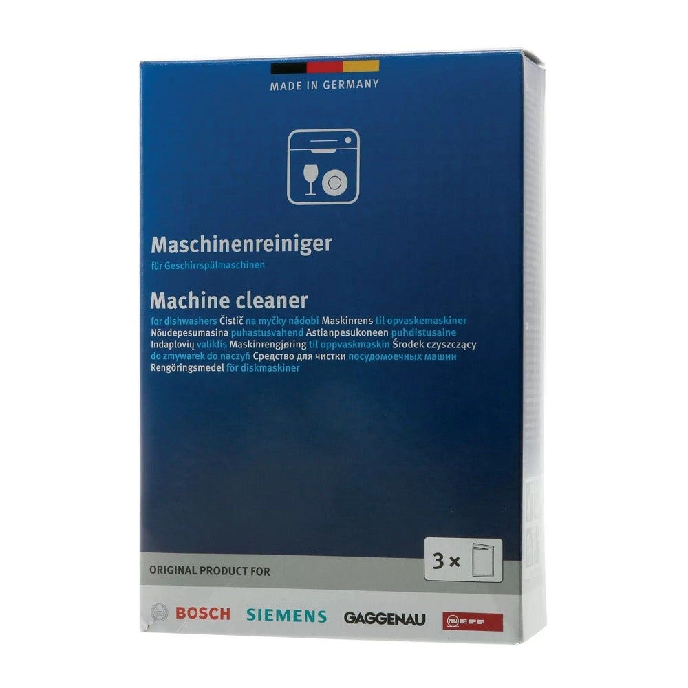 Produto de limpeza para máquina de lavar louça Bosch 00312194 / 00311580