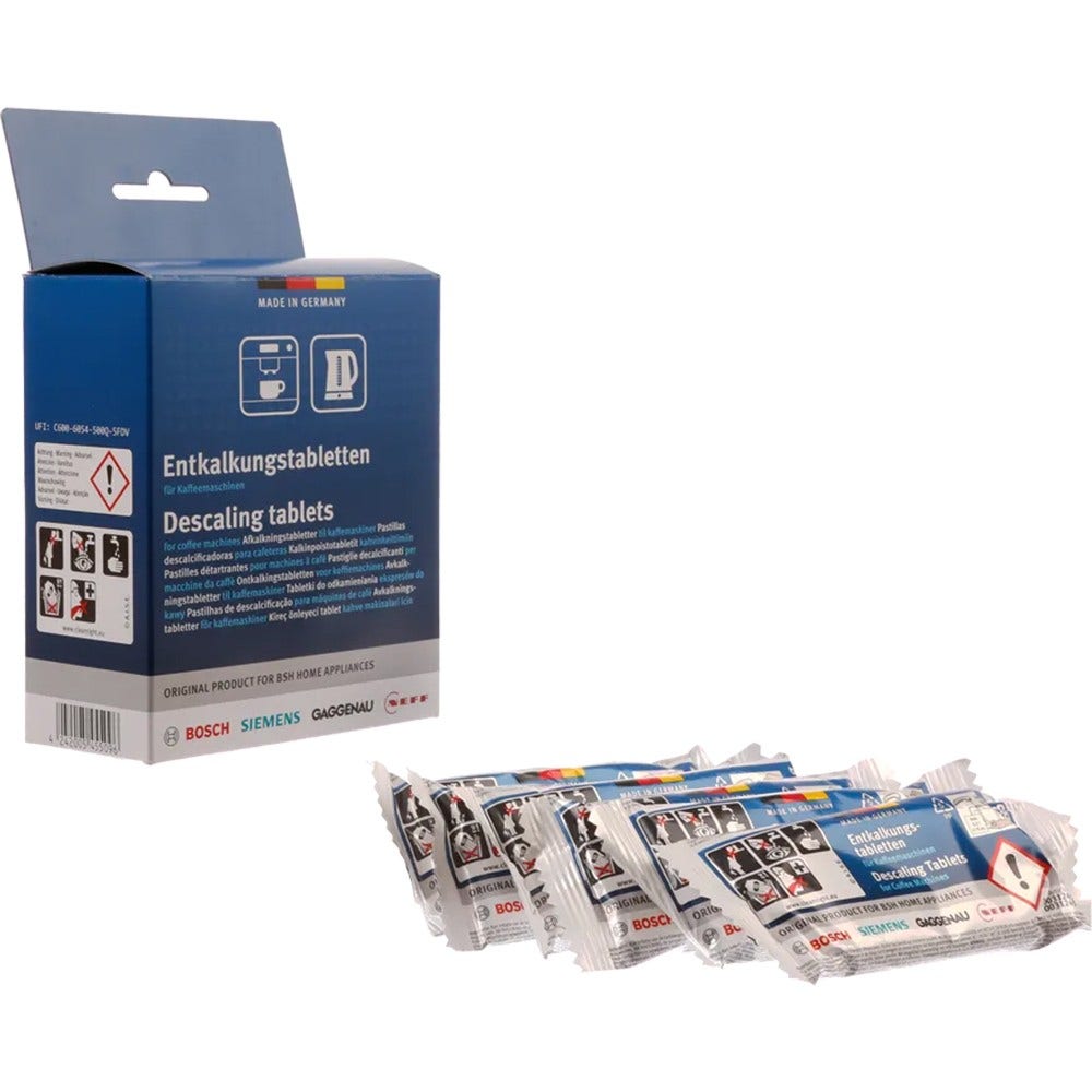 Pastilhas descalcificantes Bosch 00312454 (12X18g)