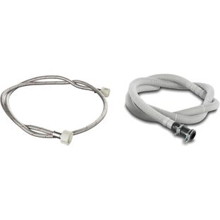 Conjunto de Extensão da Mangueira de Entrada e Saída da Máquina de Lavar Louça Bosch 00350564