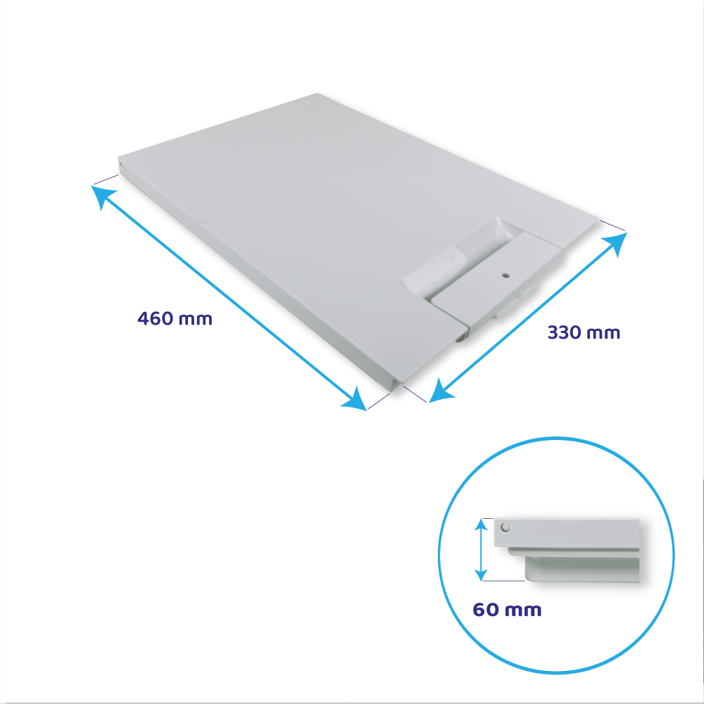 Porta do compartimento do congelador Bosch 460x330mm 00355752