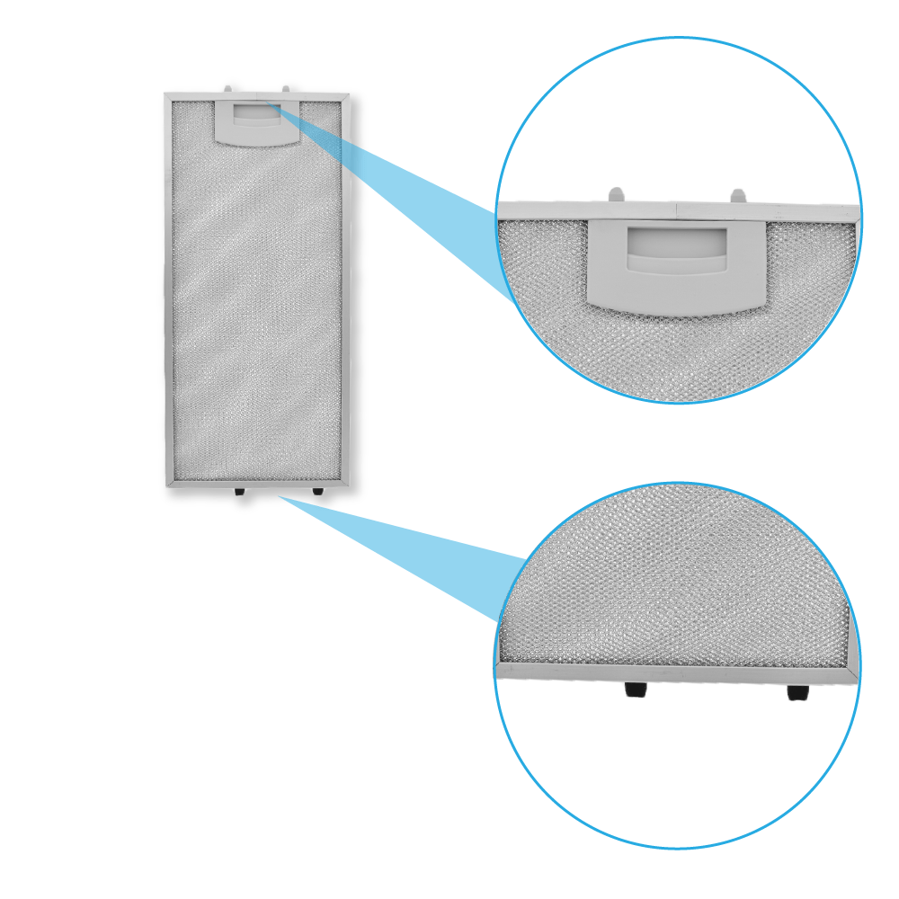 Filtro metálico Bosch 350x165mm 435204 / 00435204