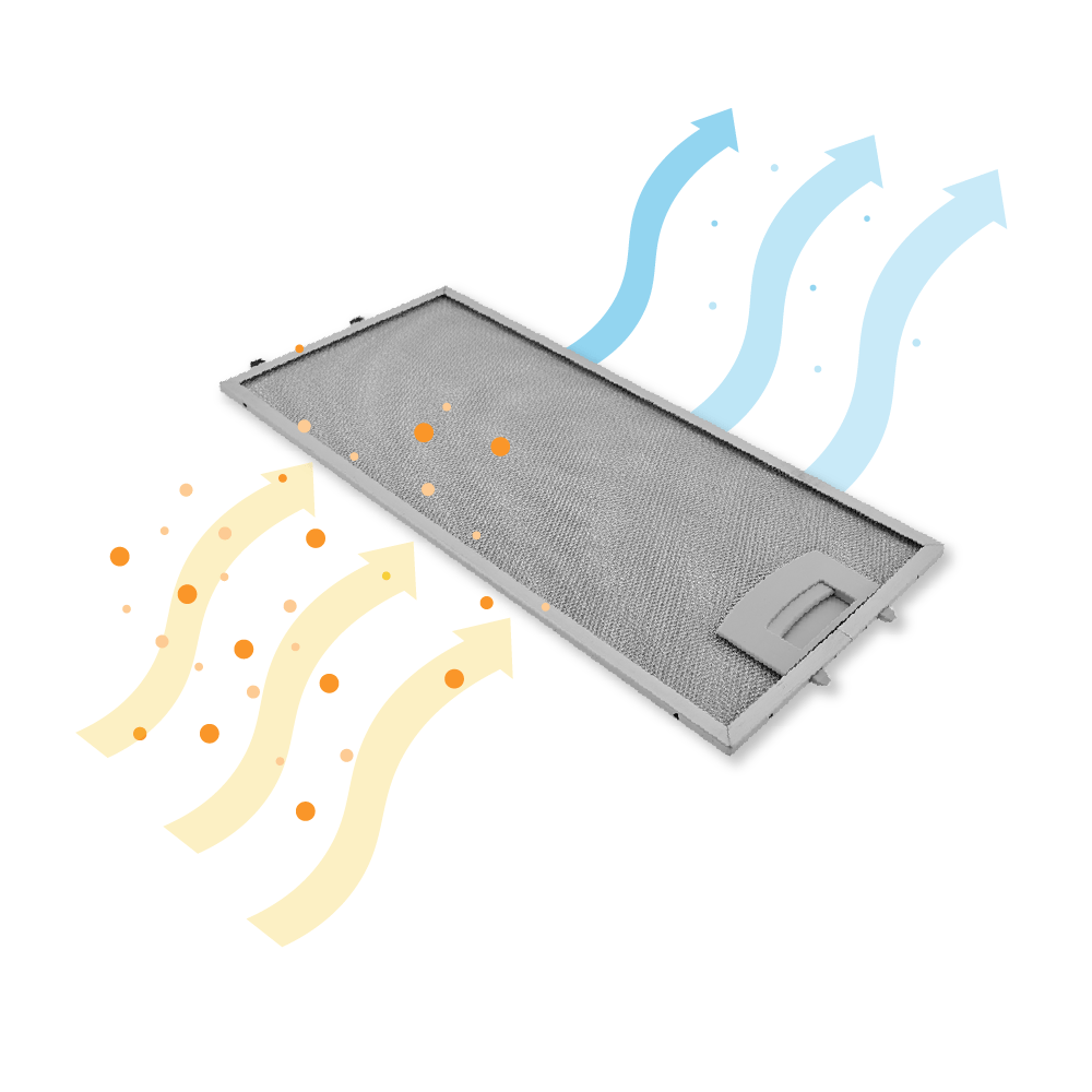 Filtro metálico Bosch 350x165mm 435204 / 00435204