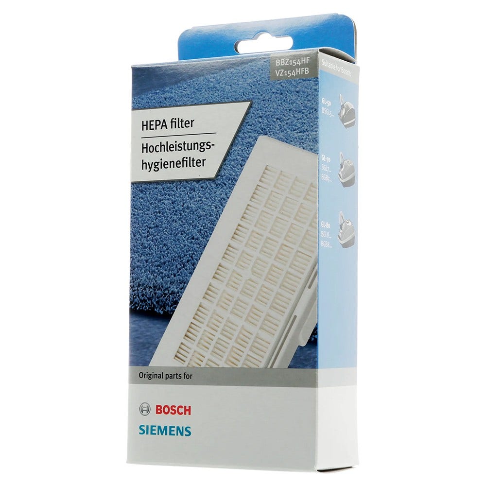 Filtro HEPA de higiene aspirador Siemens BBZ154HF / VSZ5 / BSGL5