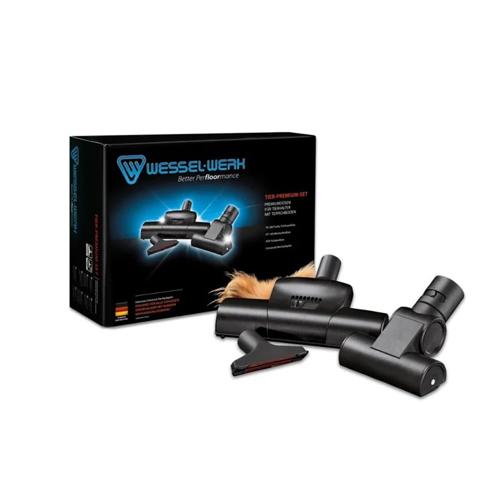 Wessel-Werk Conjunto de 3 Peças de Bocal para Aspirador de Pelo de Animal de Estimação