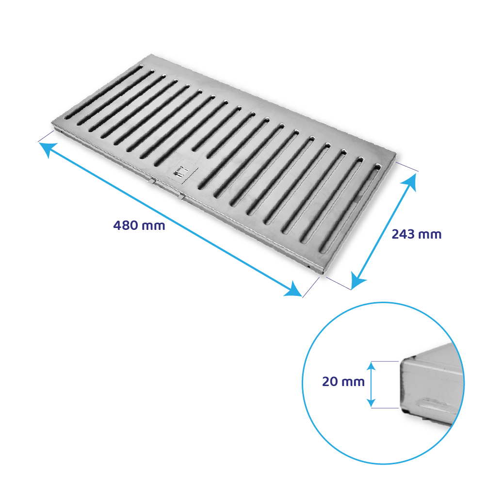 Filtro metálico Gaggenau 480x243mm 11007442