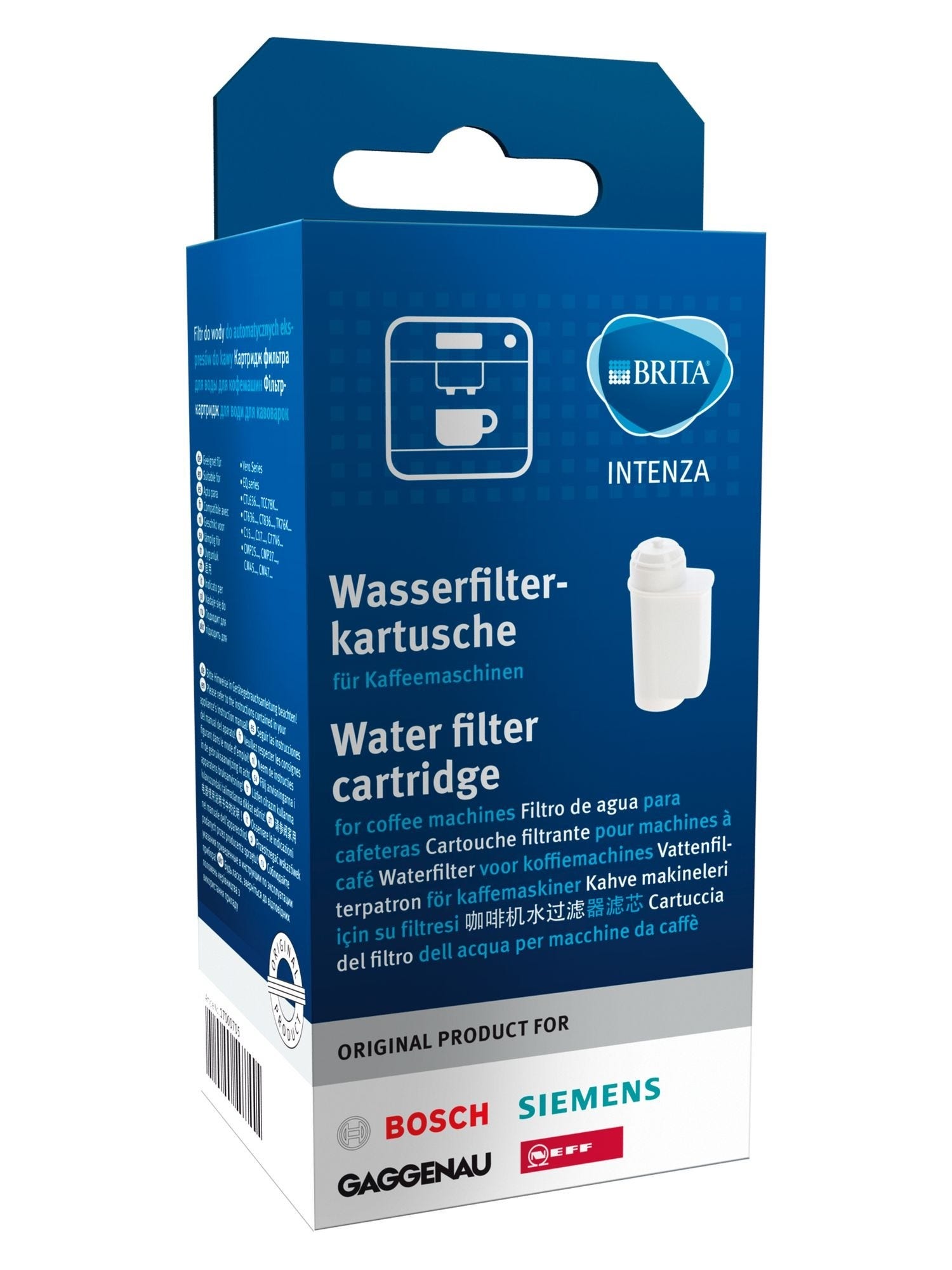 Kit de limpeza e manutenção anual para máquina de café Bosch reservatório de água + filtro de água + anti calcário + limpeza