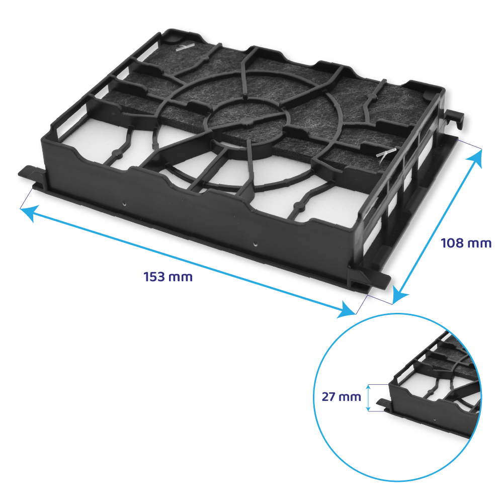 Filtro de proteção do motor para aspirador Bosch 17002210