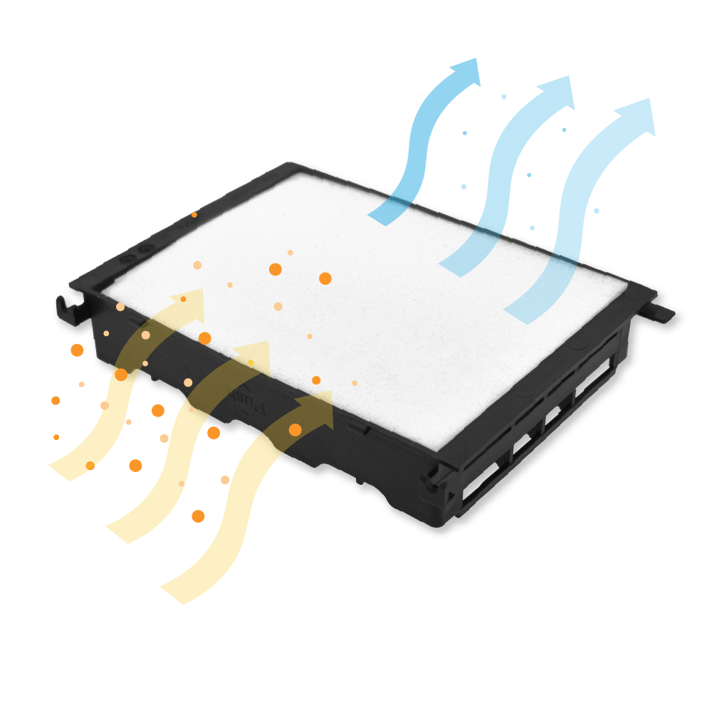 Filtro de proteção do motor para aspirador Siemens VSP3SIL66M