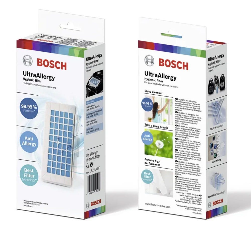 Filtro HEPA UltraAllergy para aspirador Siemens 17004549