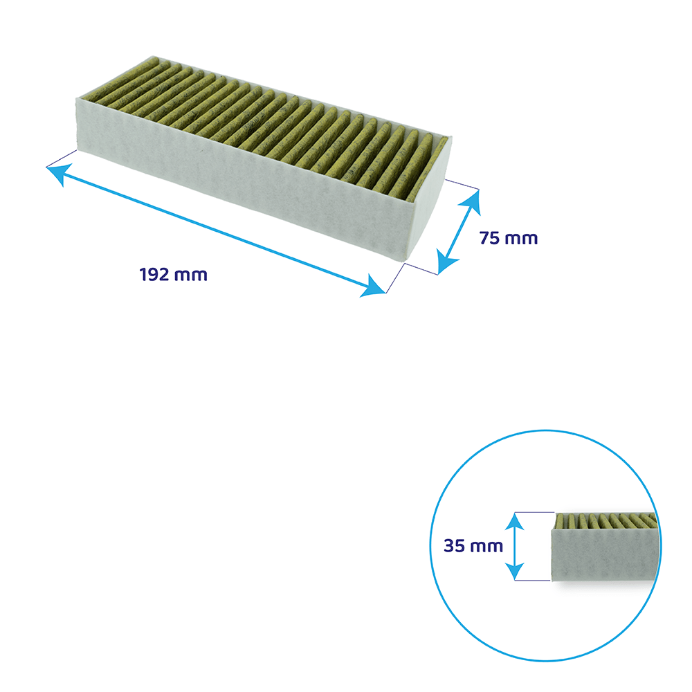 Filtro de carvão ativo CleanAir Siemens iQ300 / iQ500 (4X)