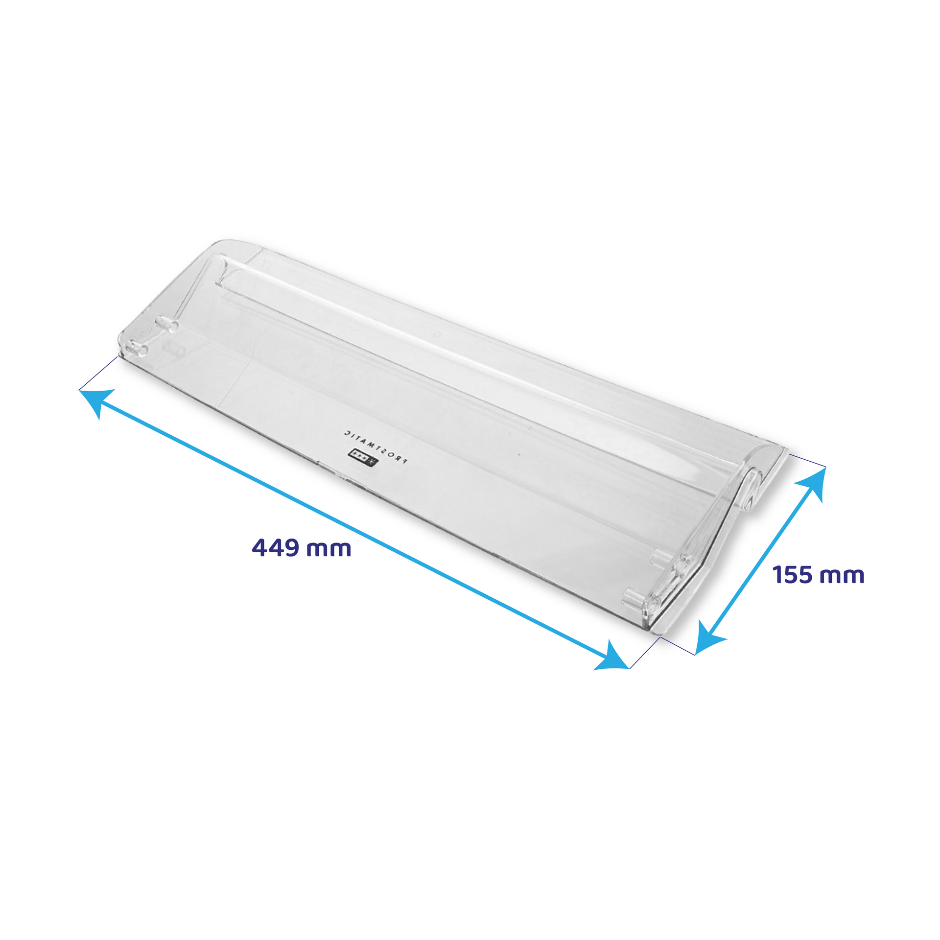 Tampa do Compartimento do Congelador Husqvarna 449x155mm 2088875014