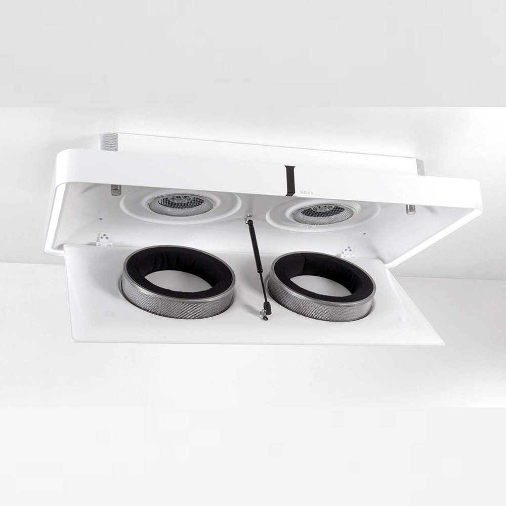 Filtro de carvão ativo compatível com Novy Monoblock 230060 (4X)