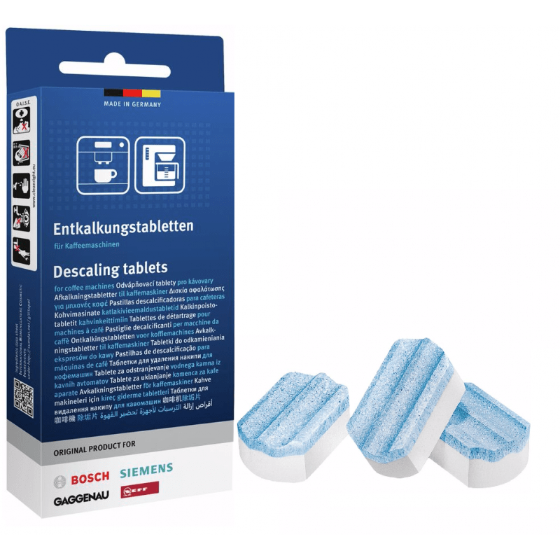 Pastilhas descalcificantes Neff 2 em 1 00311975 / TZ80002 (3x36 g)