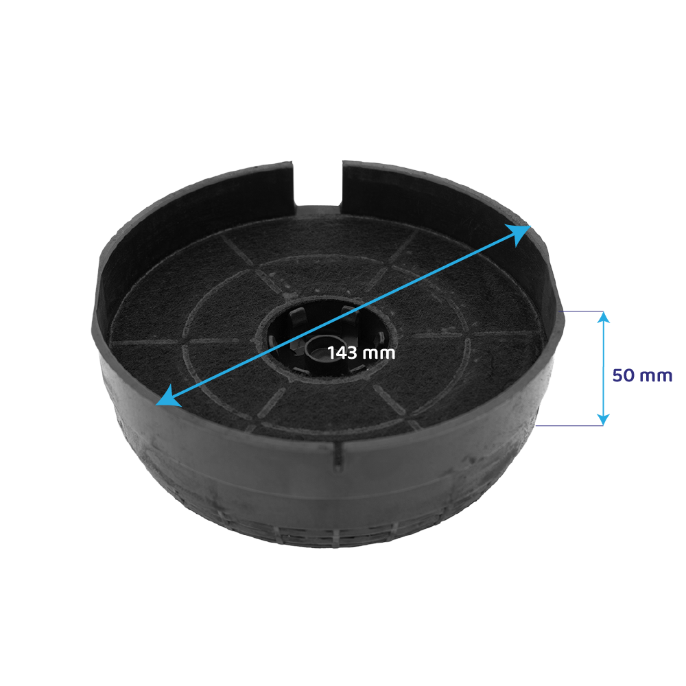 Filtro de carvão ativo Zanussi 4055374690 / MCFE37 (2X)