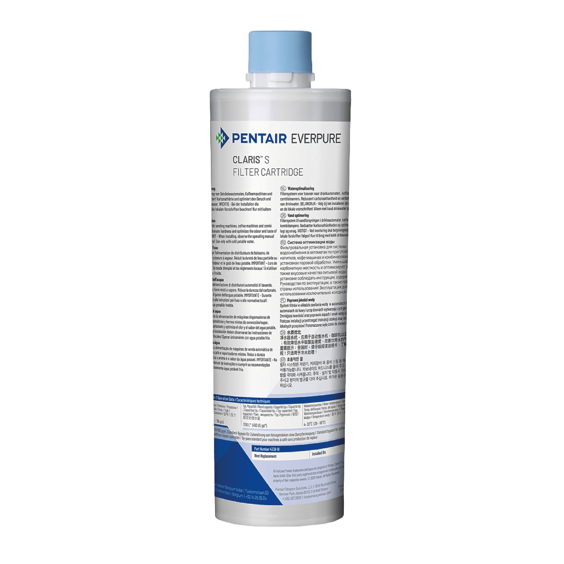 Cartucho de filtro de água Everpure Claris Small 4339-10