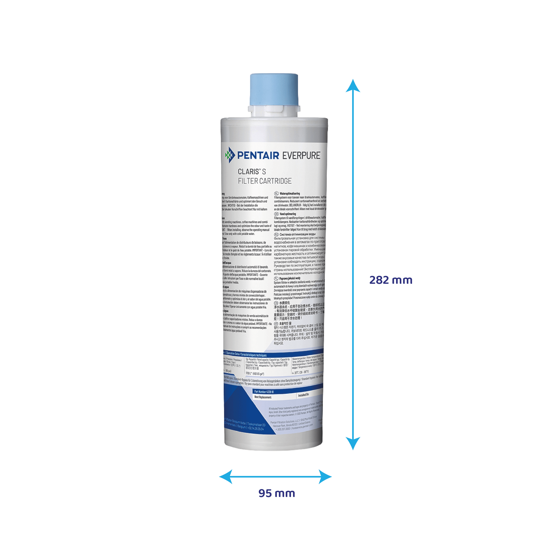 Cartucho de filtro de água Everpure Claris Small 4339-10