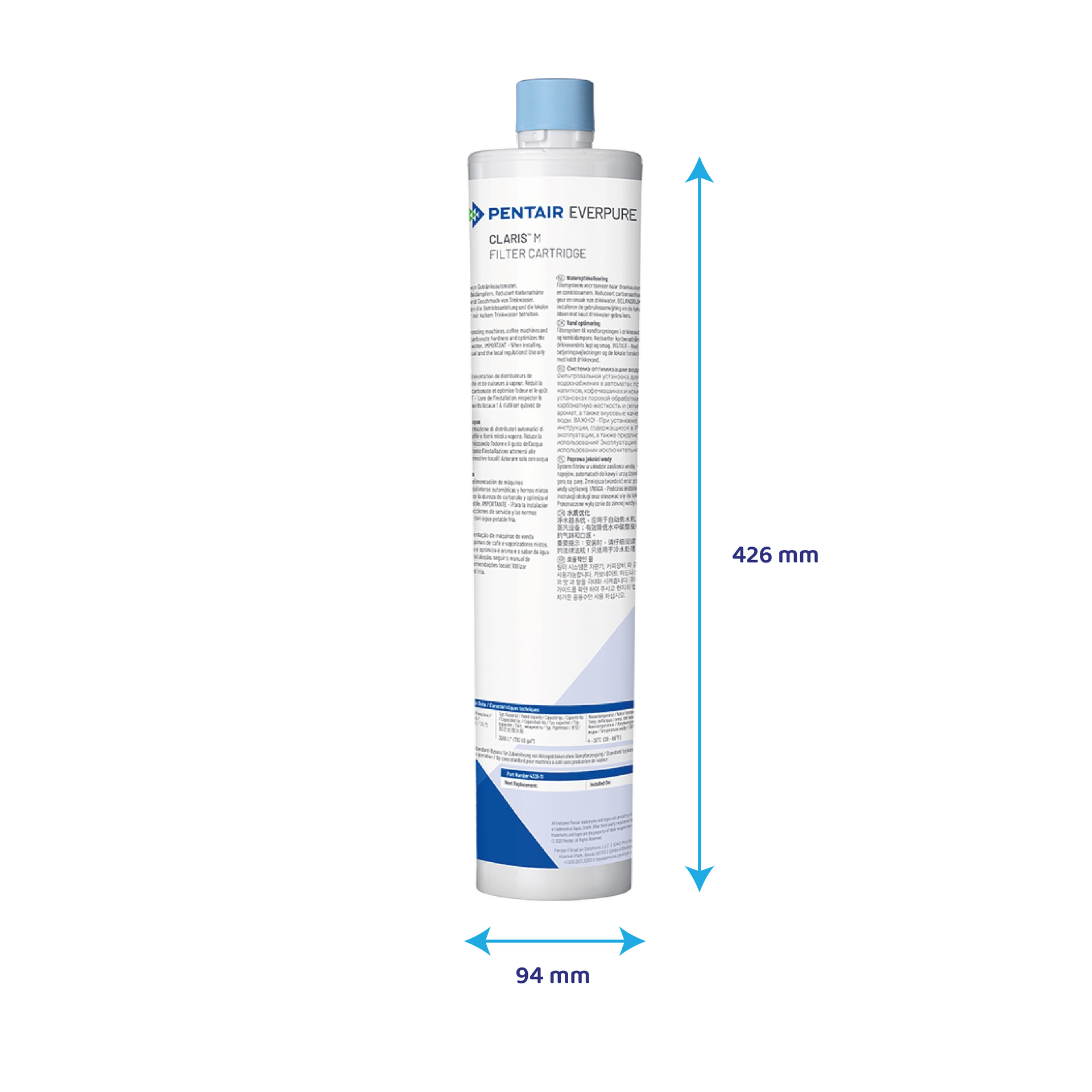 Cartucho de filtro de água Everpure Claris M Medium 4339-11