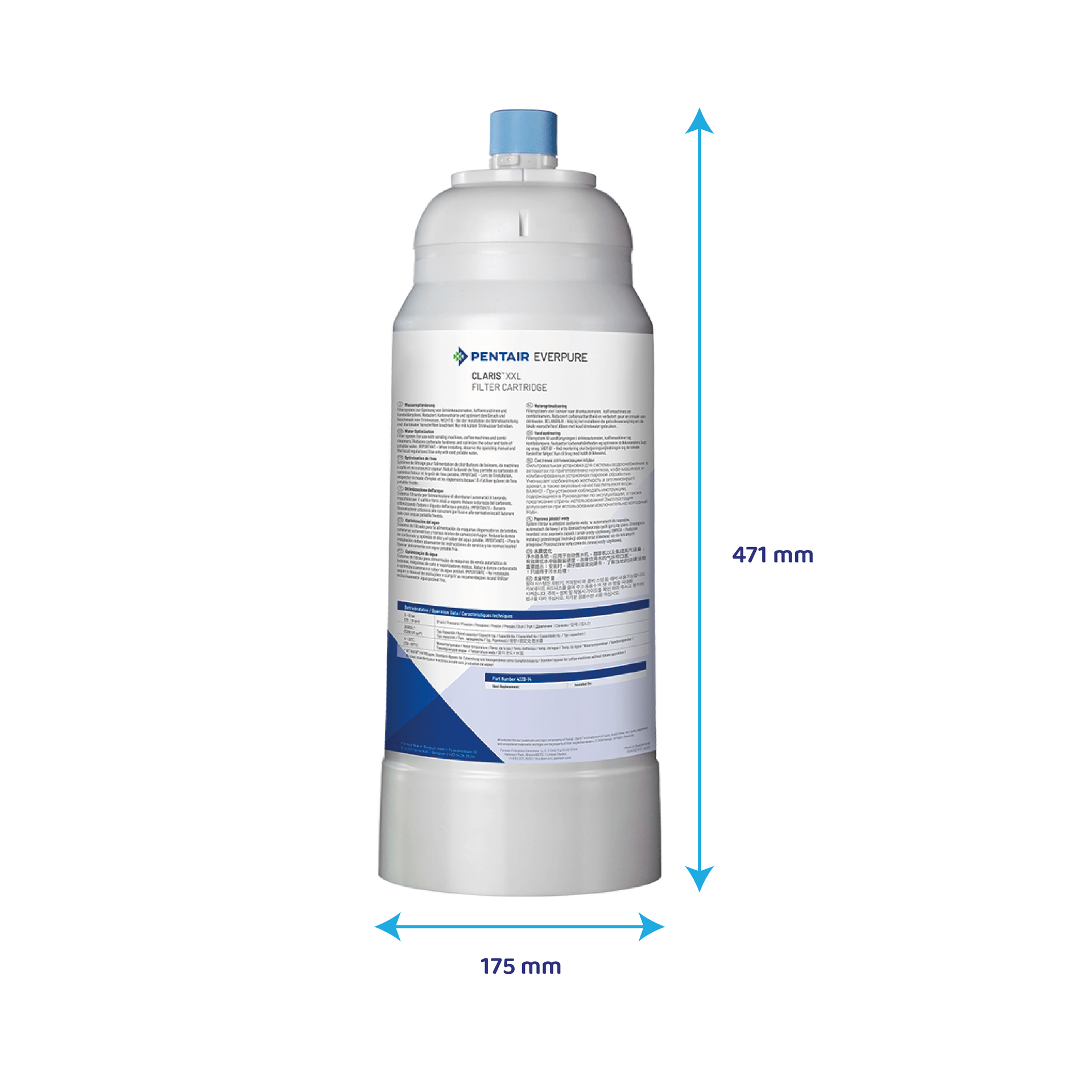 Cartucho de filtro de água Everpure Claris XXL-Large 4339-14