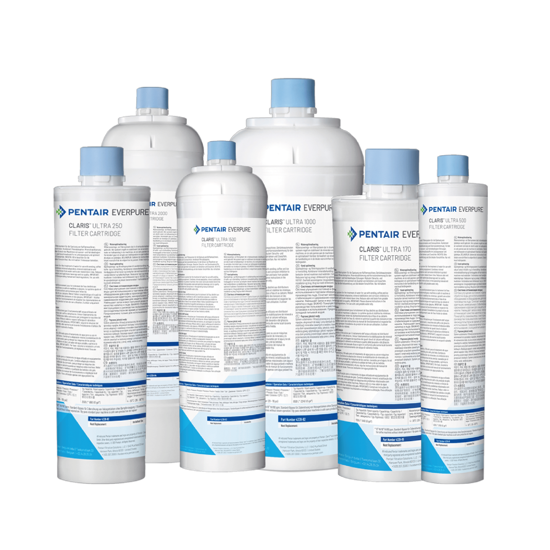 Cartucho de filtro Everpure Claris Ultra 250 compatível com Itho Daalderop