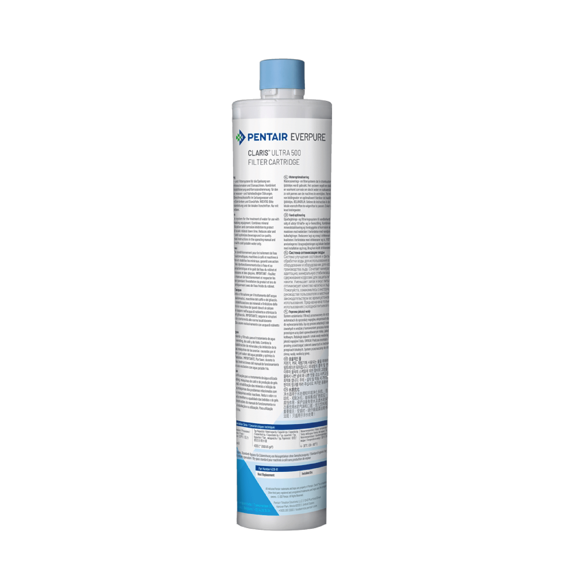 Cartucho de filtro de água Everpure Claris Ultra 500