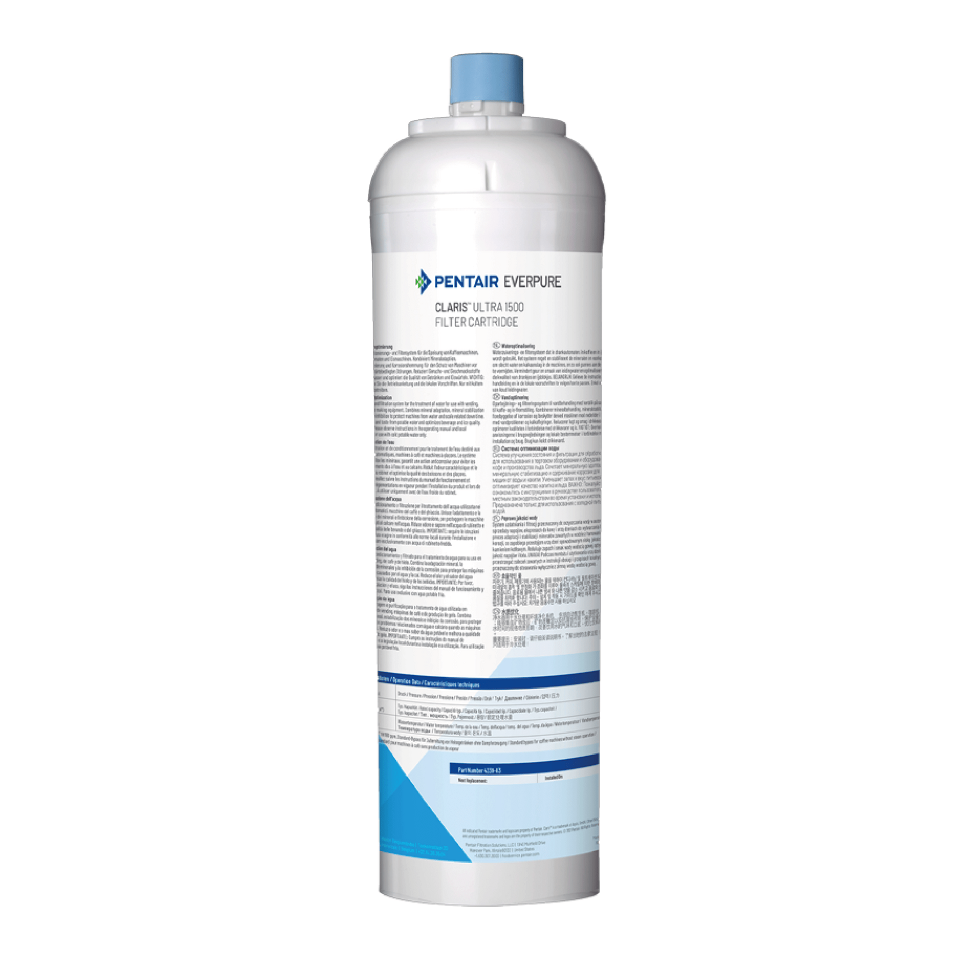 Cartucho de filtro de água Everpure Claris Ultra 1500