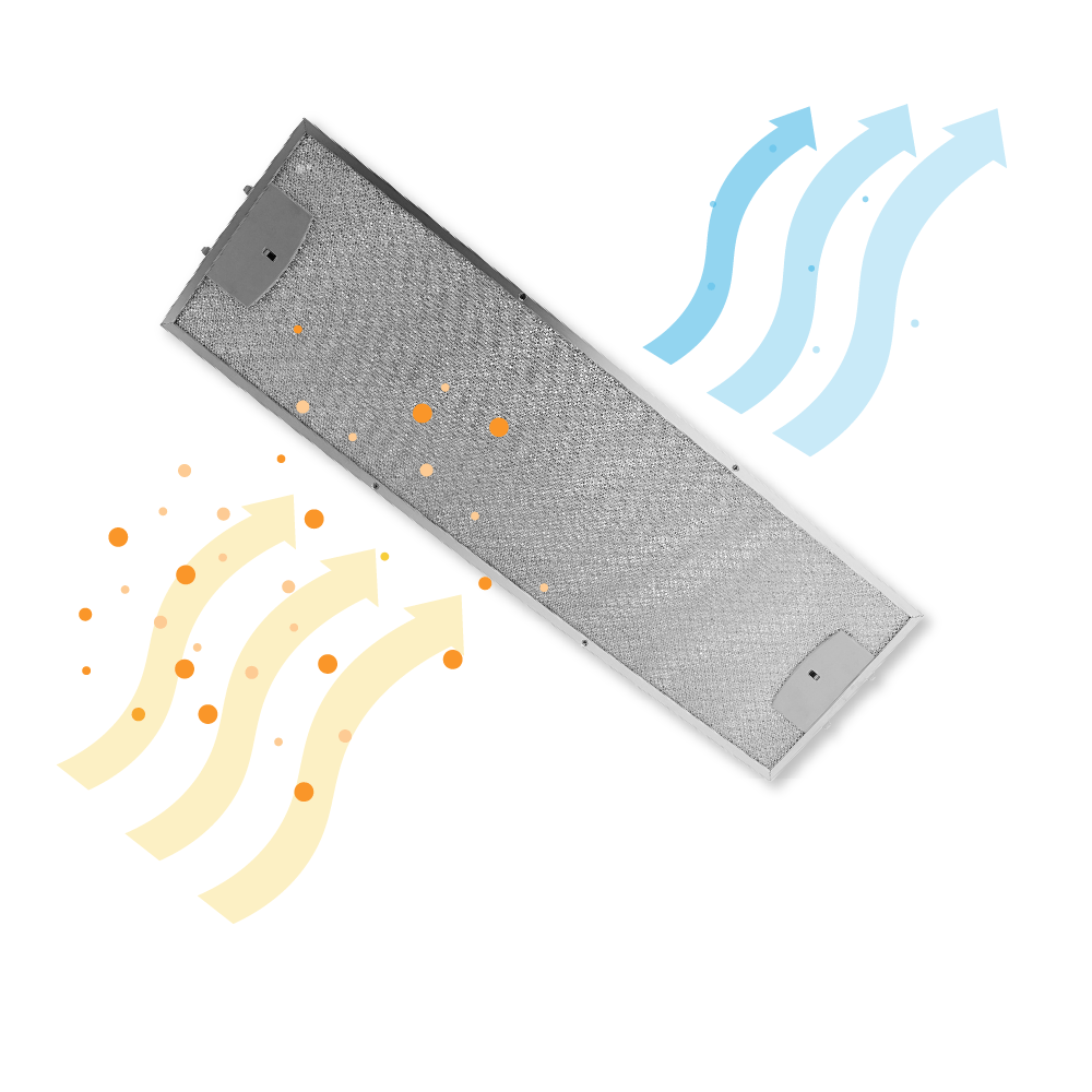 Filtro metálico Neff 177x572x5 mm 435249 / 00435249