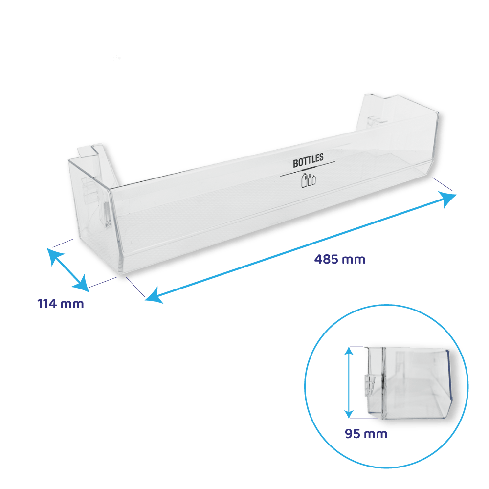 Suporte de garrafas Whirlpool 485x114mm 481010853823