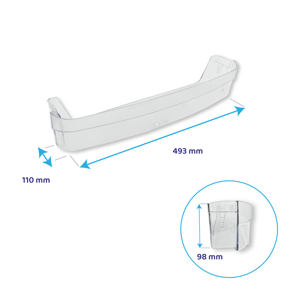 Suporte de garrafas Ignis 493x110mm 481241829927