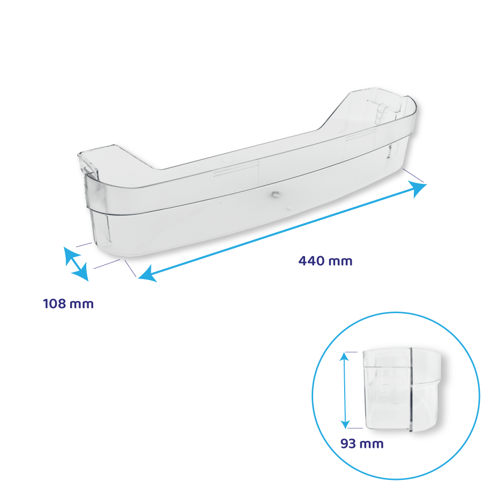 Suporte de garrafas 440x108mm 481241848957