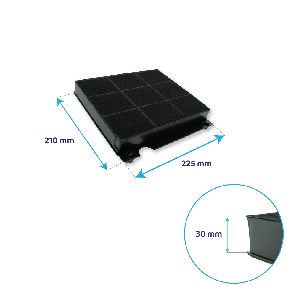 Filtro de carvão ativo Whirlpool CHF15/1 / AMC027