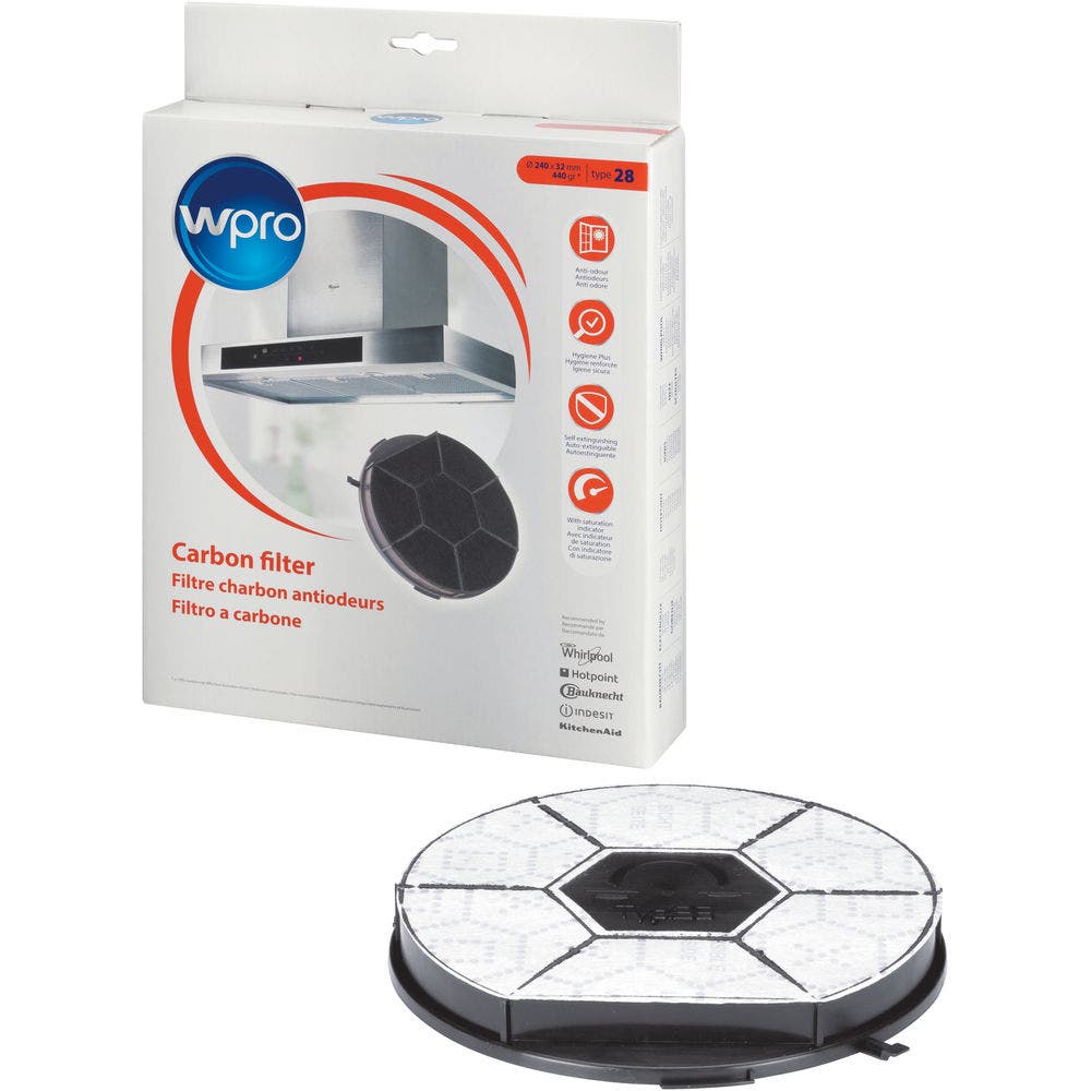 Filtro de carvão ativo Scholtes tipo 28 / CHF28/1 / CHF289B