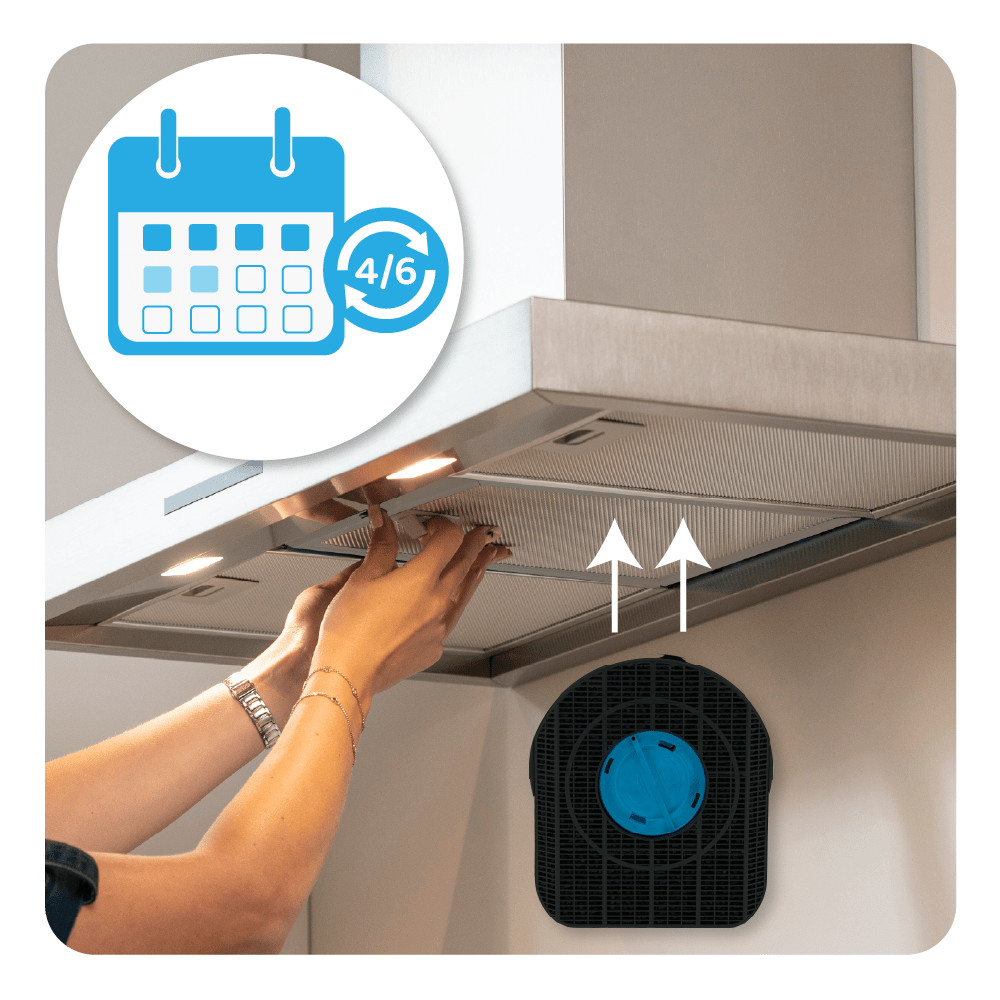 Filtro de carvão ativo Whirlpool tipo 200 / CHF200/1 / DKF42