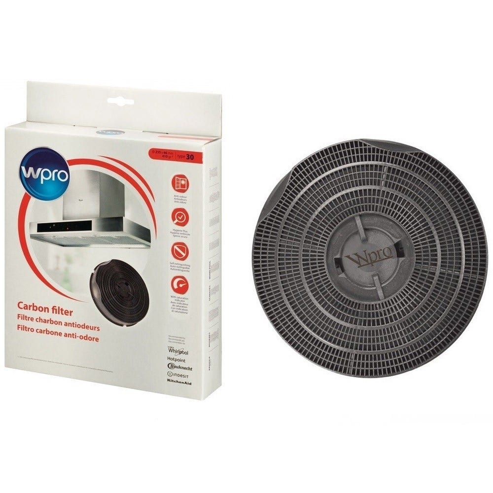 Filtro de carvão ativo Hotpoint-Ariston 484000008609 / CHF30 / FAC309