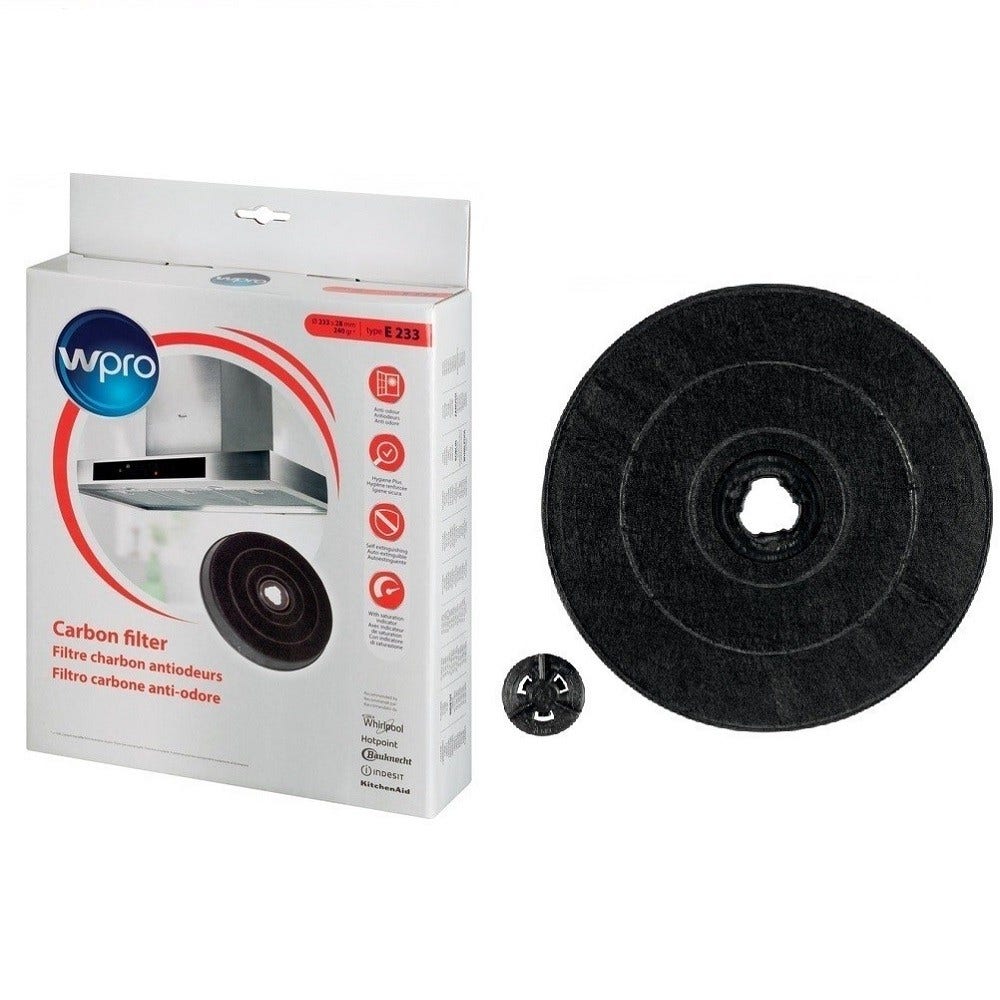 Filtro de carvão ativo WPRO tipo E233 / FAC519