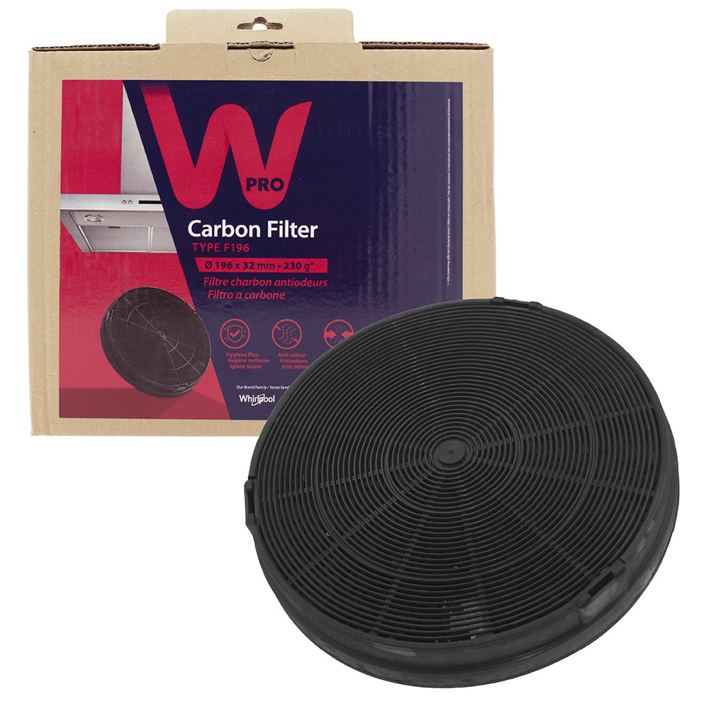 Filtro de carvão ativo Indesit tipo F196 / FAC529