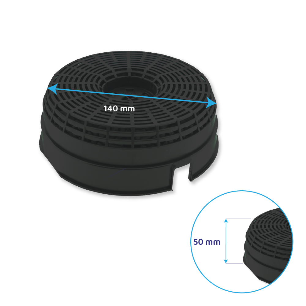 Filtro de carvão ativo Ignis 484000008782 / AKB000 (2X)