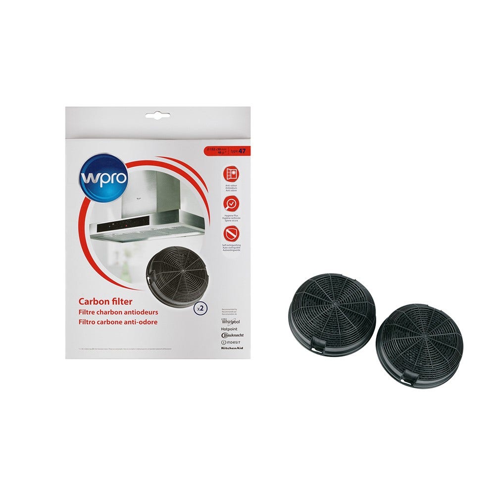 Filtro de carvão ativo Whirlpool tipo 47 / AMC023 (2X)
