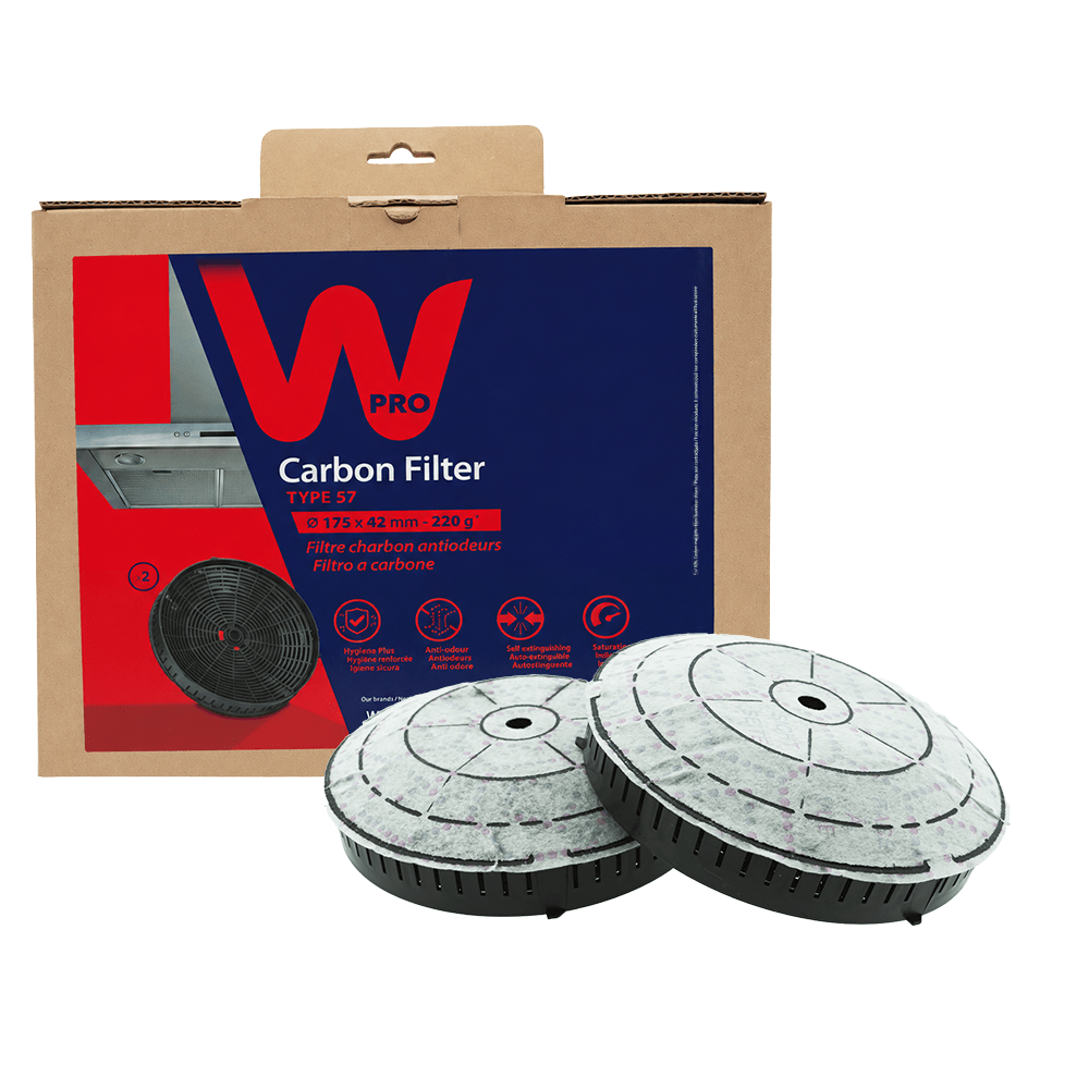 Filtro de carvão ativo Whirlpool 484000008824 / AMC072 (2X)