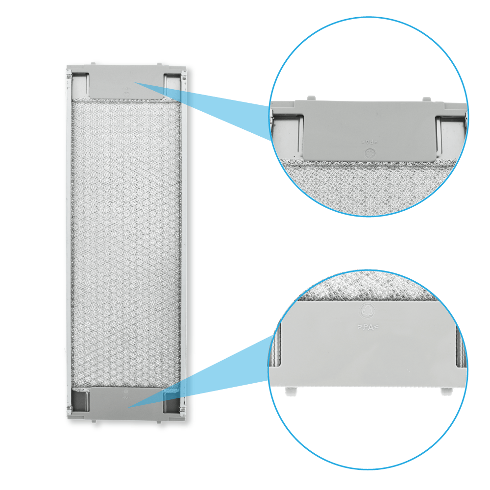 Filtro metálico AEG 507x160mm 50263849007