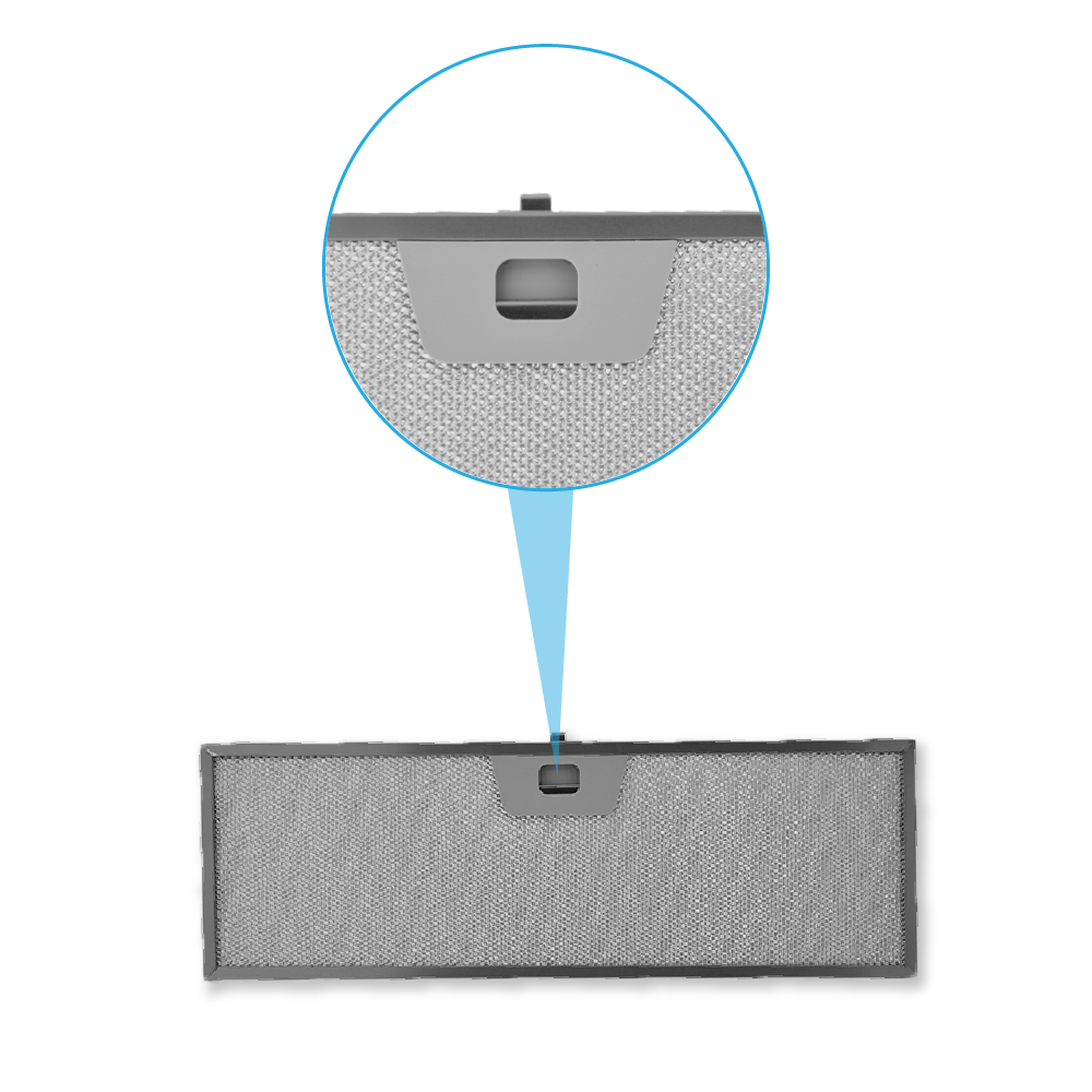Filtro metálico Zanker 137x410mm 50286534008 (2X)