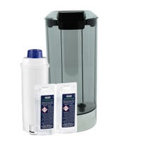 Kit de manutenção DeLonghi para máquina de café depósito de água + cartucho de filtro + descalcificante