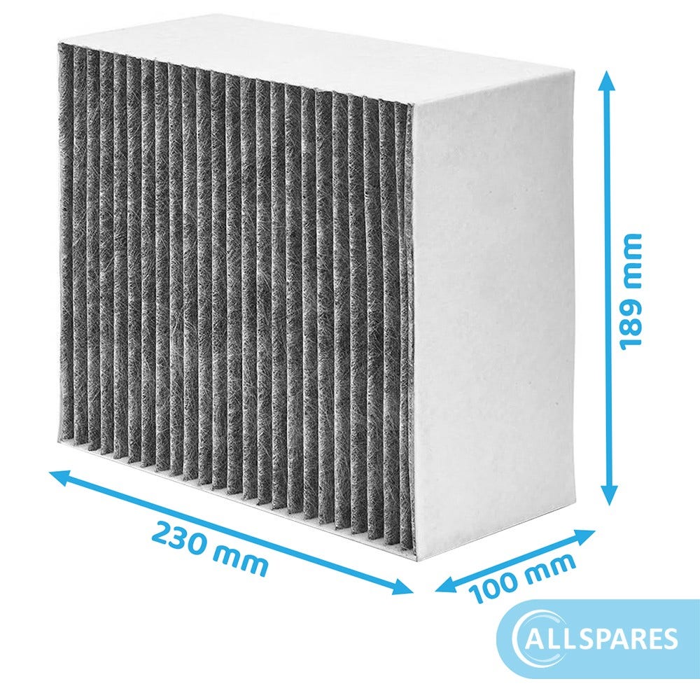 Filtro de carvão ativo CleanAir compatível com Gaggenau 11033934 / 11017314