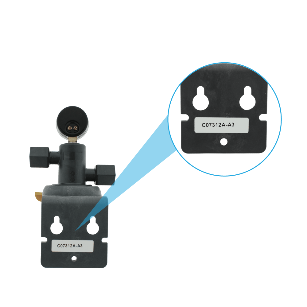 Cabeça de filtro com manómetro 3M™ NH3‑BSPT
