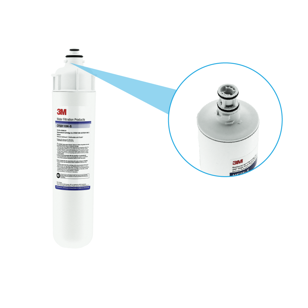 Filtro de água Retrofit 3M™ Série 9000 / CFS9110H-S / 5630101