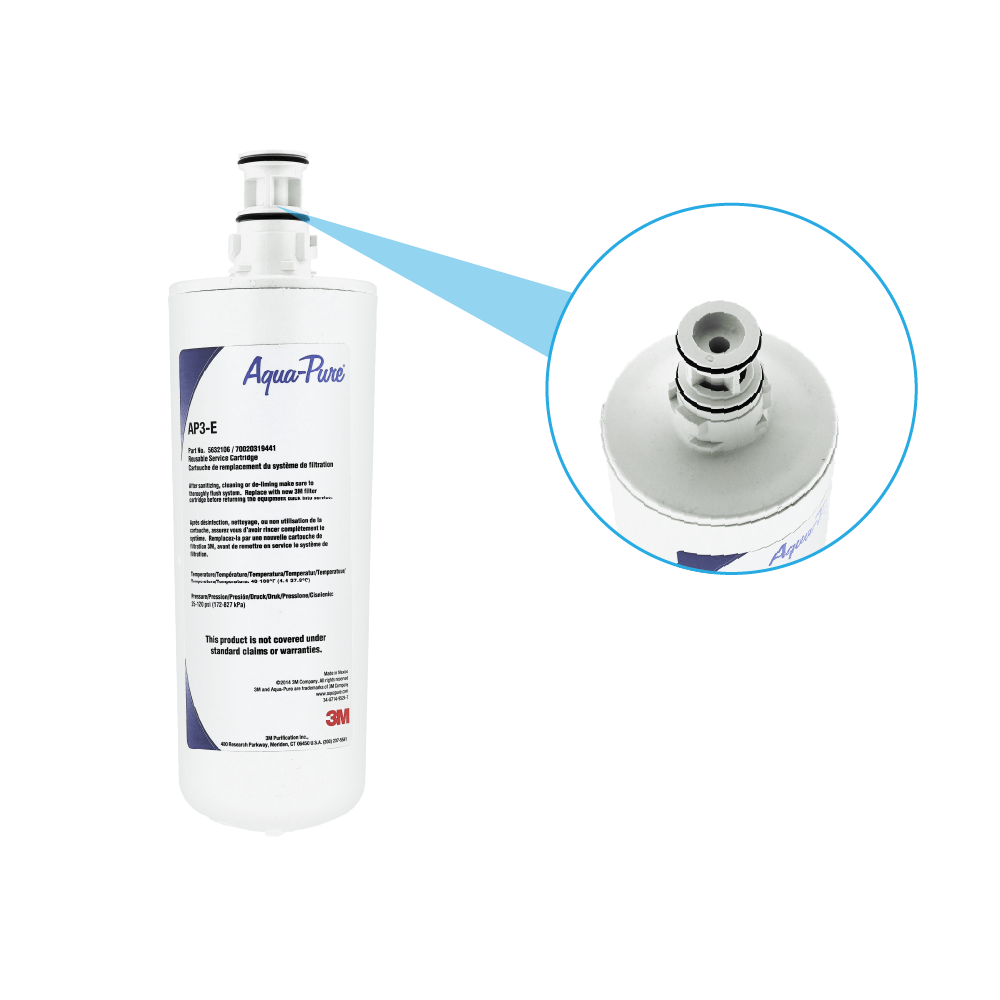 3M™ Cartucho de filtro de água vazio para limpeza AP3-E / 5632106