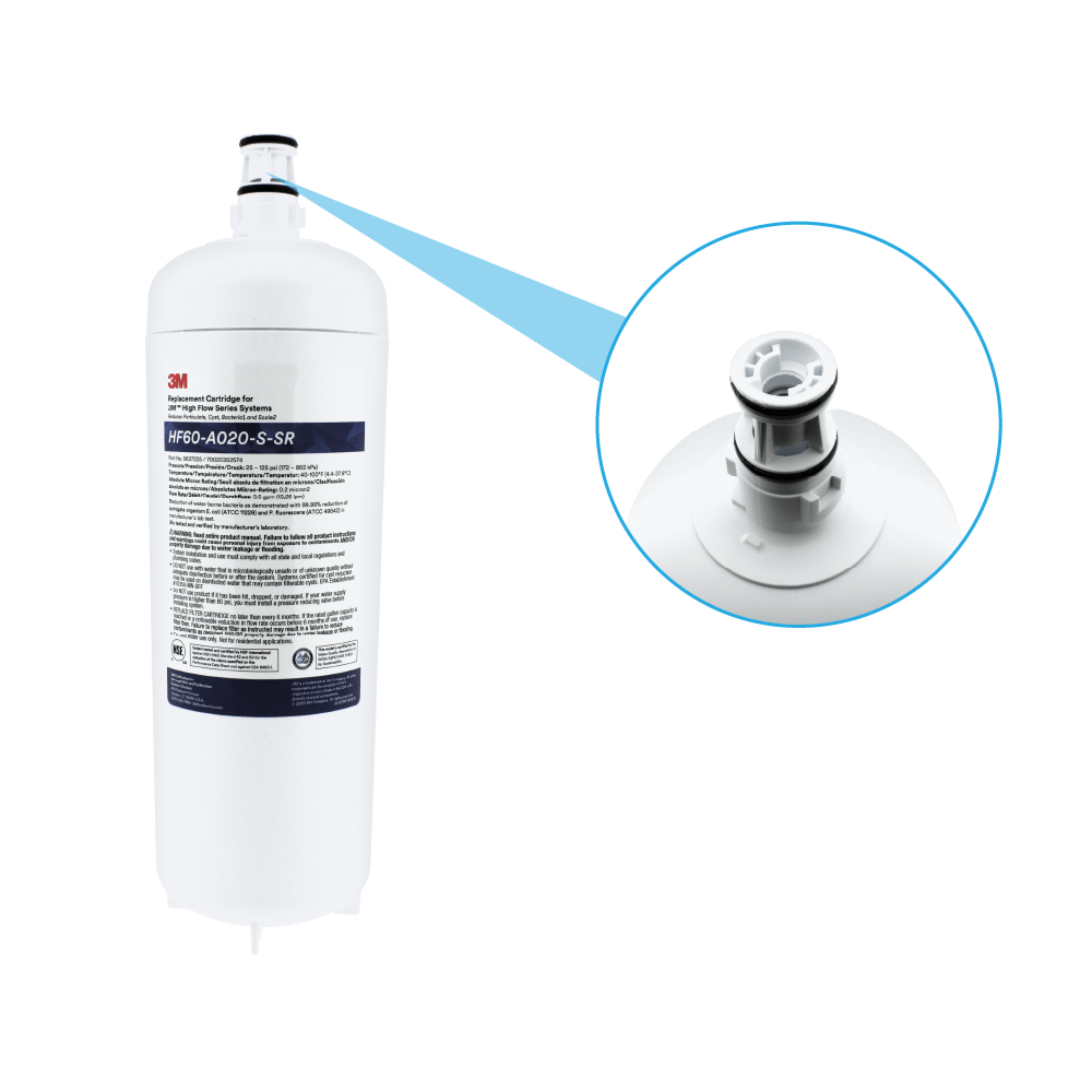 Filtro de água 3M™ High Flow Carbonless Absolute HF60-A020-S-SR / 5637225